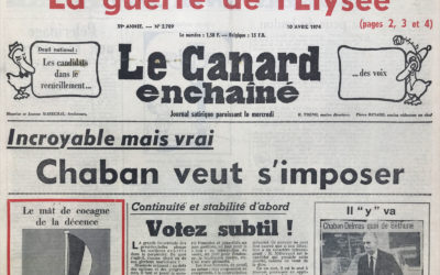 N° 2789 du Canard Enchaîné –  10 Avril 1974