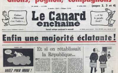 N° 2790 du Canard Enchaîné –  17 Avril 1974