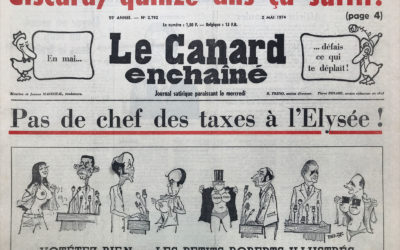 N° 2792 du Canard Enchaîné –  2 Mai 1974