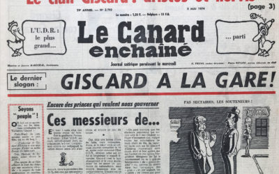 N° 2793 du Canard Enchaîné –  8 Mai 1974