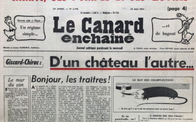 N° 2796 du Canard Enchaîné –  29 Mai 1974