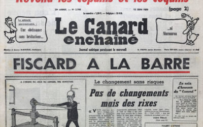 N° 2798 du Canard Enchaîné –  12 Juin 1974