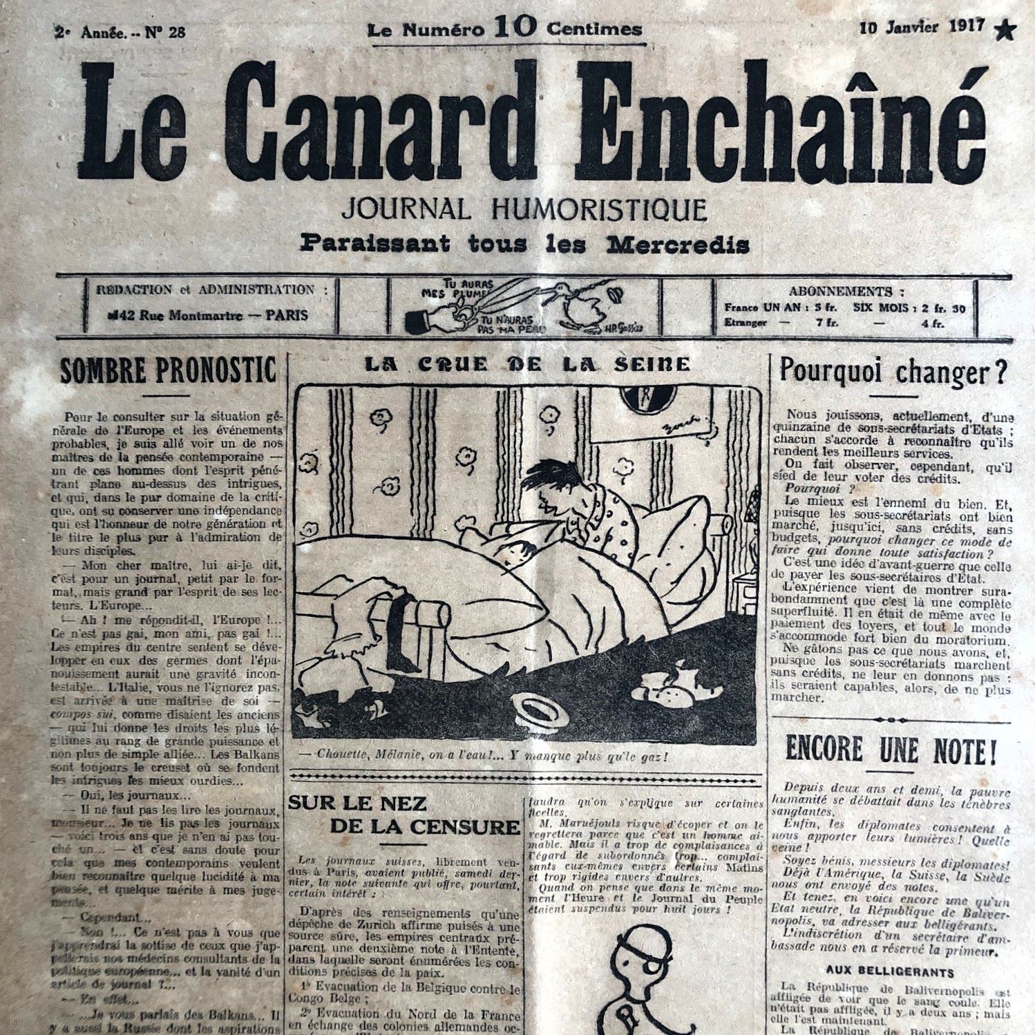 Couac ! | Acheter un Canard | Vente d'Anciens Journaux du Canard Enchaîné. Des Journaux Satiriques de Collection, Historiques & Authentiques de 1916 à 2005 ! | 28 6