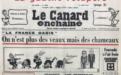 N° 2808 du Canard Enchaîné –  21 Août 1974