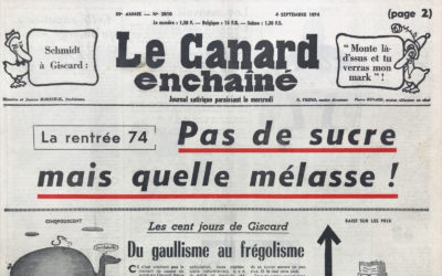 N° 2810 du Canard Enchaîné –  4 Septembre 1974
