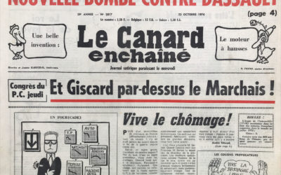 N° 2817 du Canard Enchaîné –  23 Octobre 1974