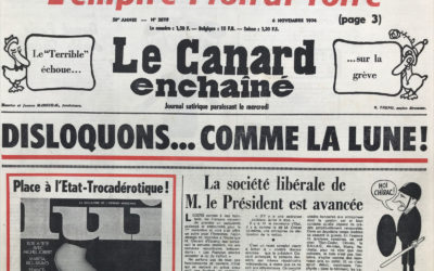 N° 2819 du Canard Enchaîné –  6 Novembre 1974