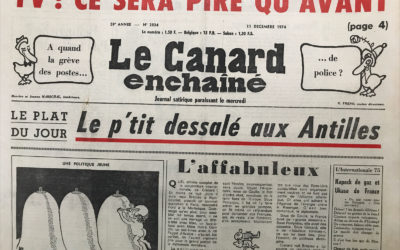 N° 2824 du Canard Enchaîné –  11 Décembre 1974