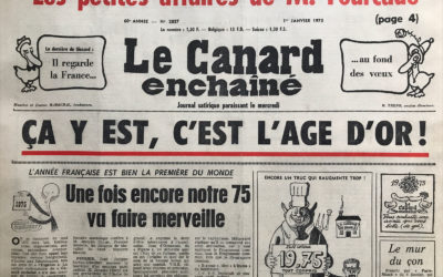 N° 2827 du Canard Enchaîné –  1 Janvier 1975