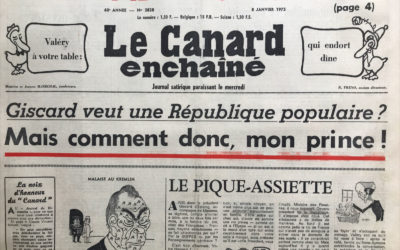 N° 2828 du Canard Enchaîné –  8 Janvier 1975