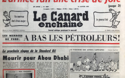 N° 2829 du Canard Enchaîné –  15 Janvier 1975