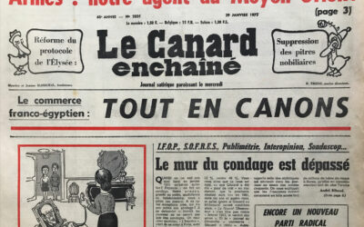 N° 2831 du Canard Enchaîné –  29 Janvier 1975