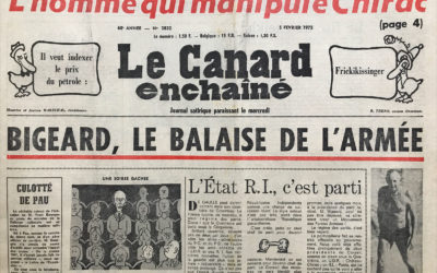 N° 2832 du Canard Enchaîné –  5 Février 1975
