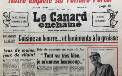 N° 2835 du Canard Enchaîné –  26 Février 1975
