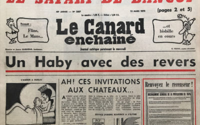 N° 2837 du Canard Enchaîné –  12 Mars 1975