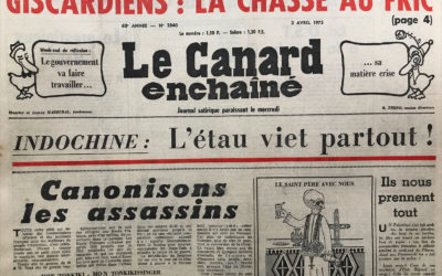 N° 2840 du Canard Enchaîné –  2 Avril 1975