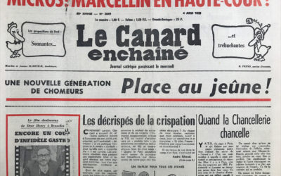 N° 2849 du Canard Enchaîné –  4 Juin 1975