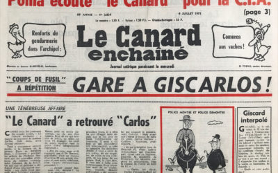 N° 2854 du Canard Enchaîné –  9 Juillet 1975