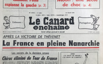 N° 2856 du Canard Enchaîné –  23 Juillet 1975