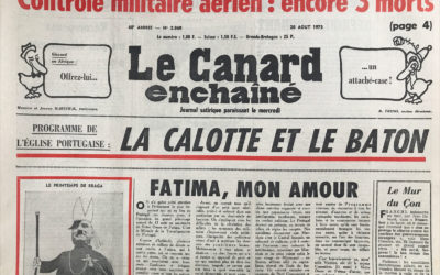 N° 2860 du Canard Enchaîné –  20 Août 1975