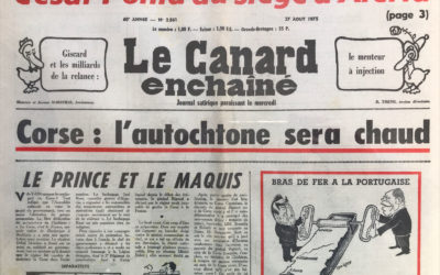 N° 2861 du Canard Enchaîné –  27 Août 1975