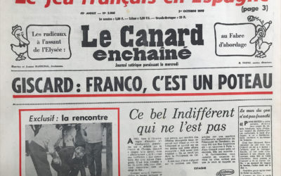 N° 2866 du Canard Enchaîné –  1 Octobre 1975
