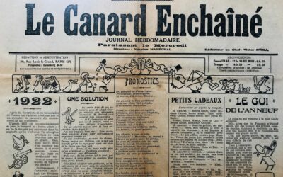 N° 287 du Canard Enchaîné – 28 Décembre 1921
