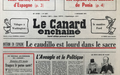 N° 2871 du Canard Enchaîné –  5 Novembre 1975