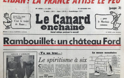 N° 2873 du Canard Enchaîné –  19 Novembre 1975