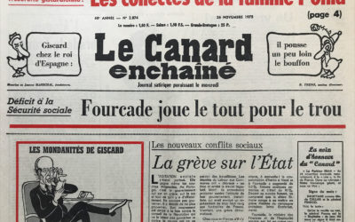 N° 2874 du Canard Enchaîné –  26 Novembre 1975