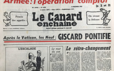 N° 2875 du Canard Enchaîné –  3 Décembre 1975