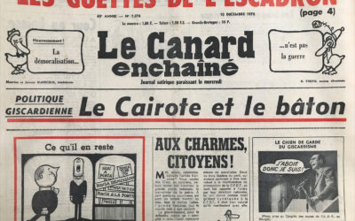 N° 2876 du Canard Enchaîné –  10 Décembre 1975