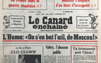 N° 2878 du Canard Enchaîné –  24 Décembre 1975