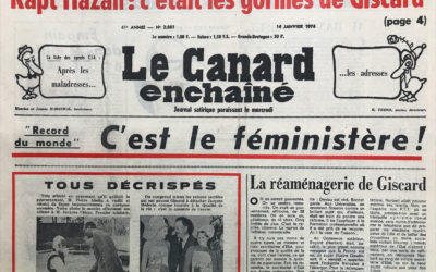 N° 2881 du Canard Enchaîné –  14 Janvier 1976