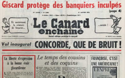 N° 2882 du Canard Enchaîné –  21 Janvier 1976