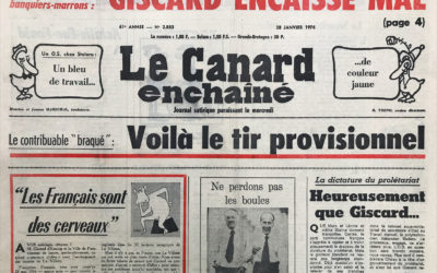 N° 2883 du Canard Enchaîné –  28 Janvier 1976