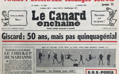 N° 2884 du Canard Enchaîné –  4 Février 1976