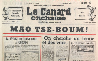 N° 2886 du Canard Enchaîné –  18 Février 1976