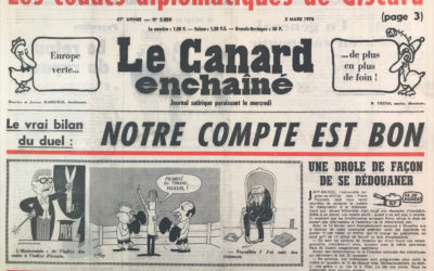 N° 2888 du Canard Enchaîné –  3 Mars 1976