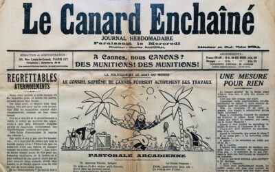 N° 289 du Canard Enchaîné – 11 Janvier 1922