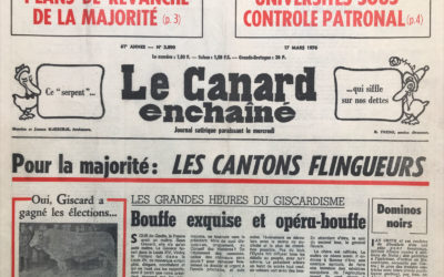 N° 2890 du Canard Enchaîné –  17 Mars 1976