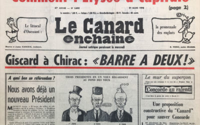 N° 2892 du Canard Enchaîné –  31 Mars 1976