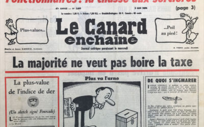 N° 2897 du Canard Enchaîné –  5 Mai 1976