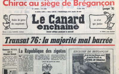 N° 2902 du Canard Enchaîné –  9 Juin 1976
