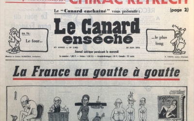 N° 2905 du Canard Enchaîné –  30 Juin 1976