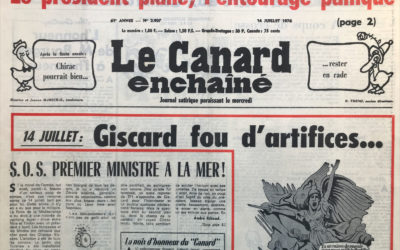 N° 2907 du Canard Enchaîné –  14 Juillet 1976