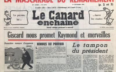 N° 2914 du Canard Enchaîné –  1 Septembre 1976