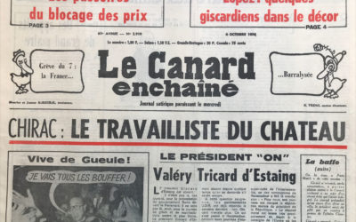 N° 2919 du Canard Enchaîné –  6 Octobre 1976