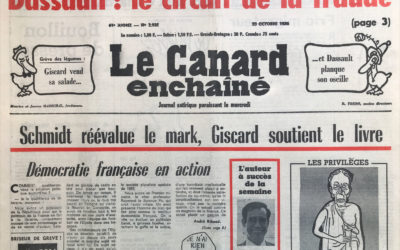 N° 2921 du Canard Enchaîné –  20 Octobre 1976