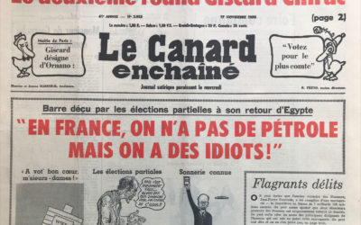 N° 2925 du Canard Enchaîné –  17 Novembre 1976